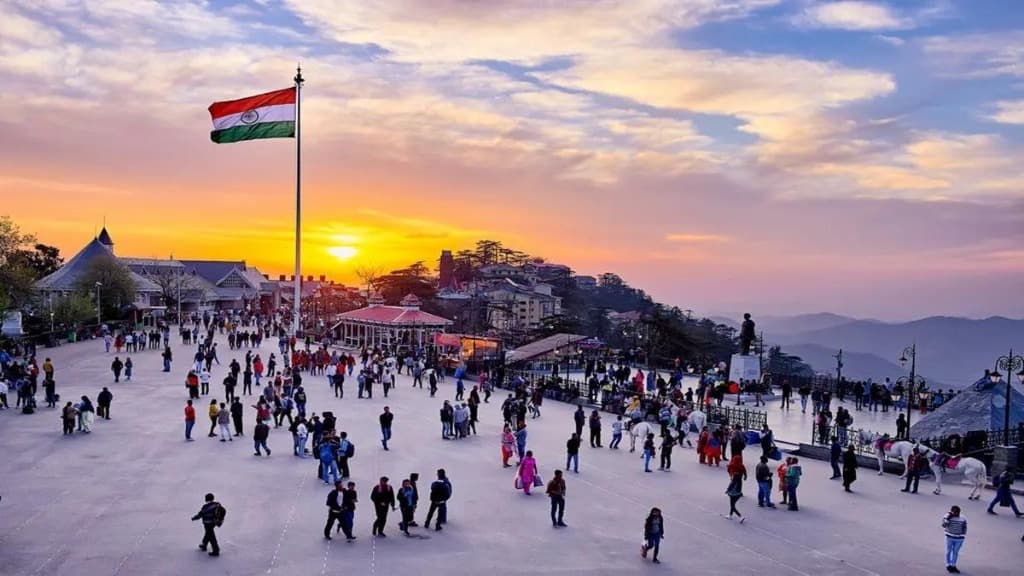 The Ridge & Mall Road, Shimla